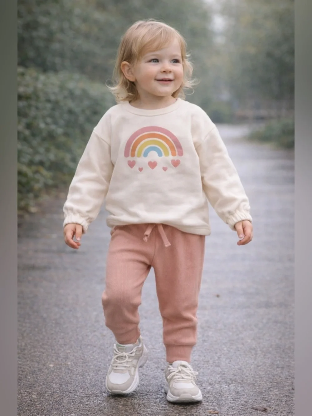 ZARA Kids Pink Ribbed Jogger Pants NWT Size 3T